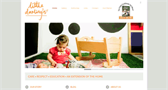 Desktop Screenshot of littledarlingschildcare.com.au