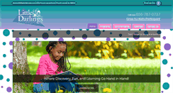 Desktop Screenshot of littledarlingschildcare.com